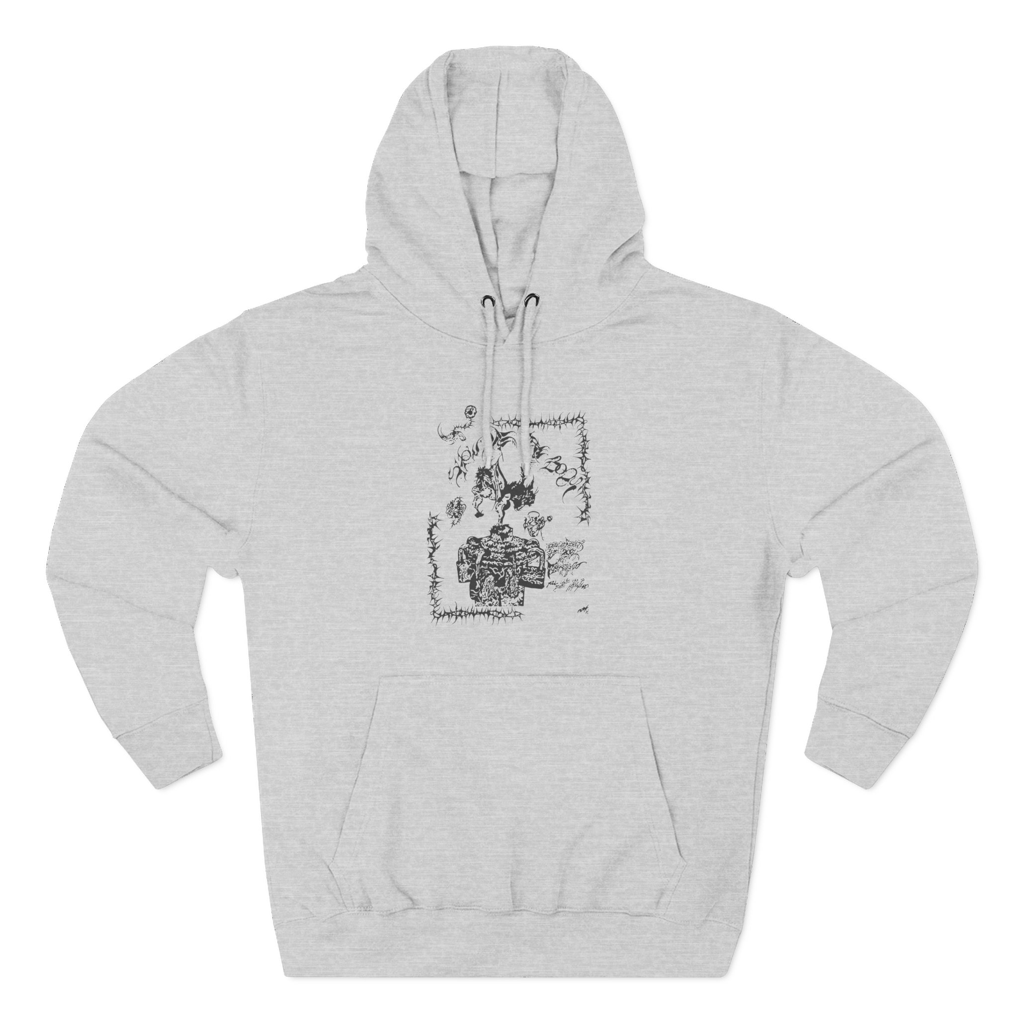 Show Me the Body Three-Panel Fleece Hoodie