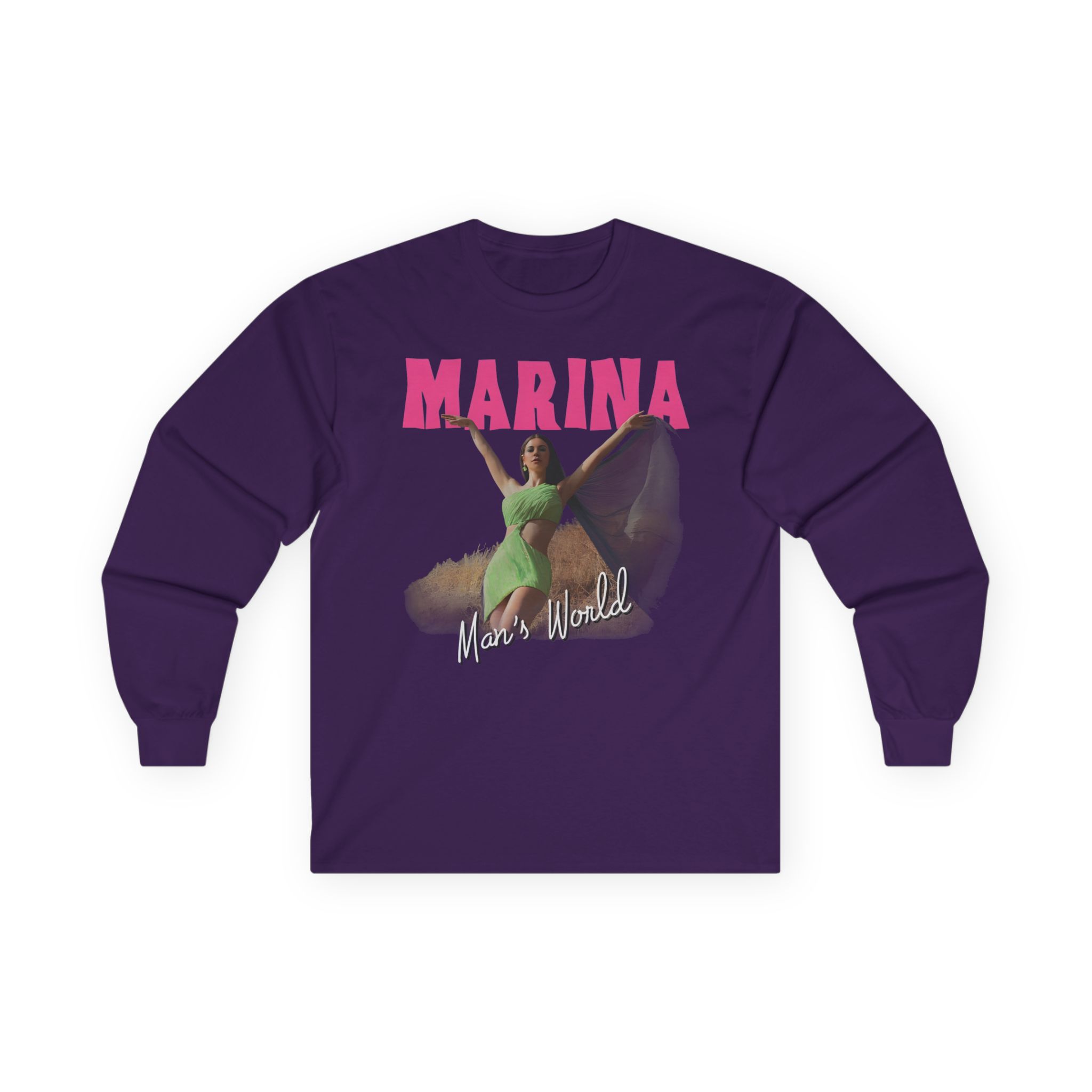 Marina Man's World Unisex Ultra Cotton Long Sleeve Tee