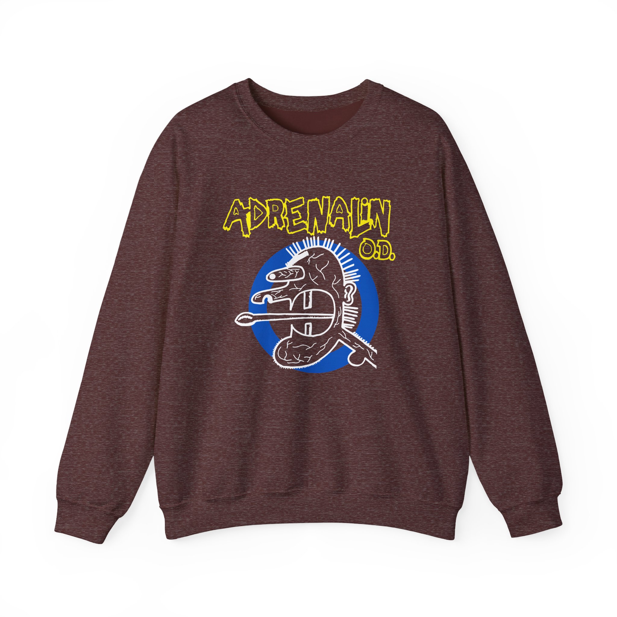 Adrenalin Od Vein Head Unisex Heavy Blendâ„¢ Crewneck Sweatshirt