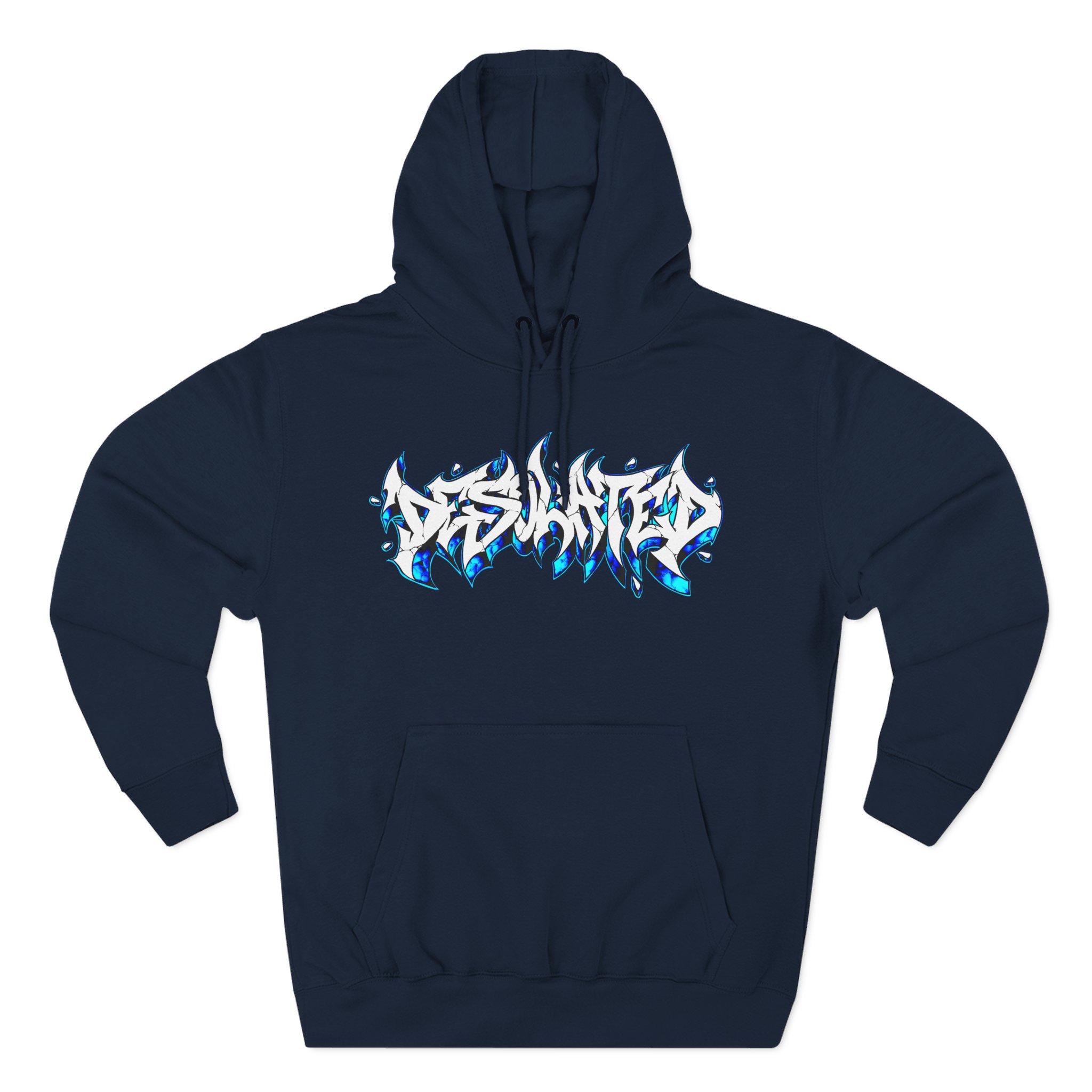 Desolated Devil Three-Panel Fleece Hoodie