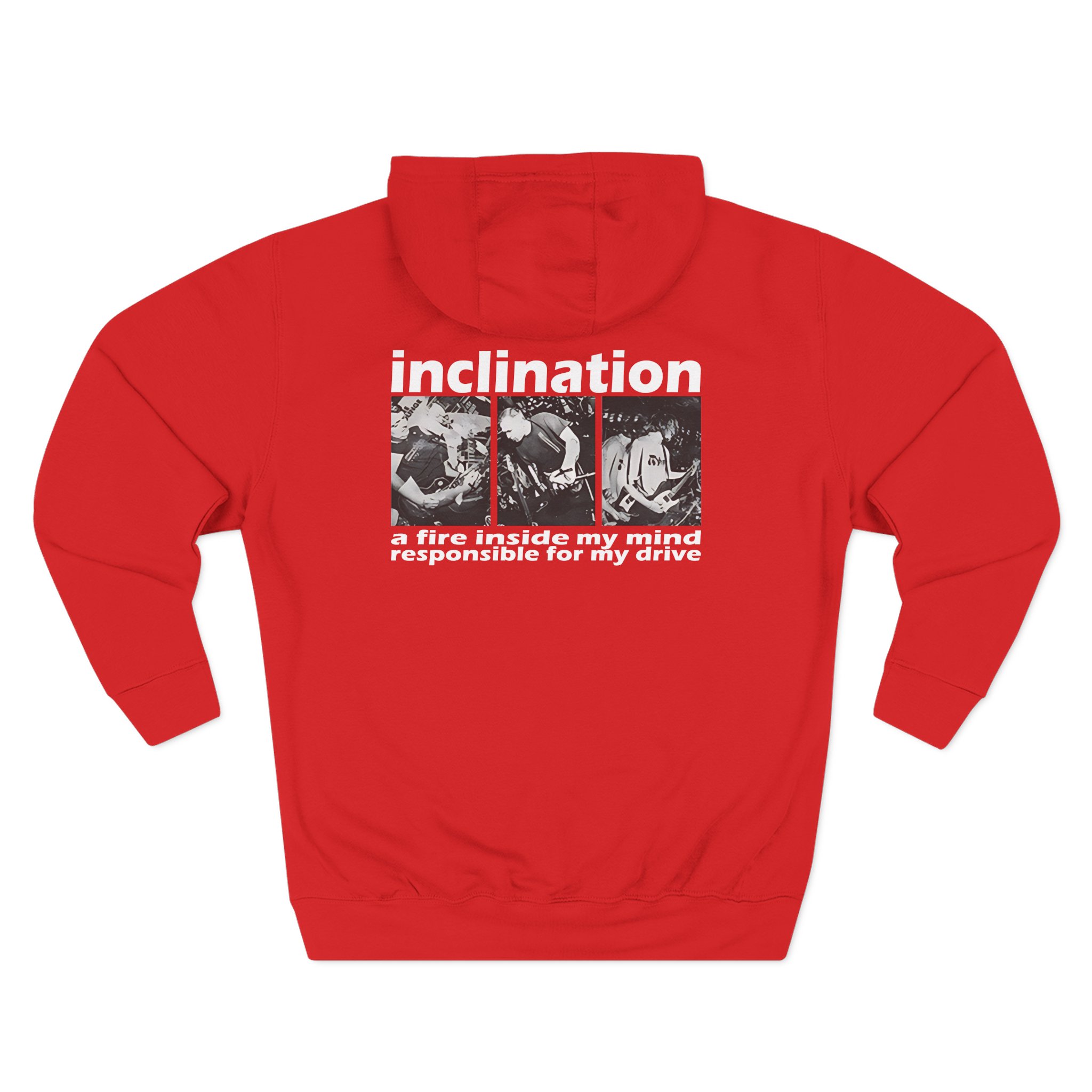 Inclination Fire Three-Panel Fleece Hoodie