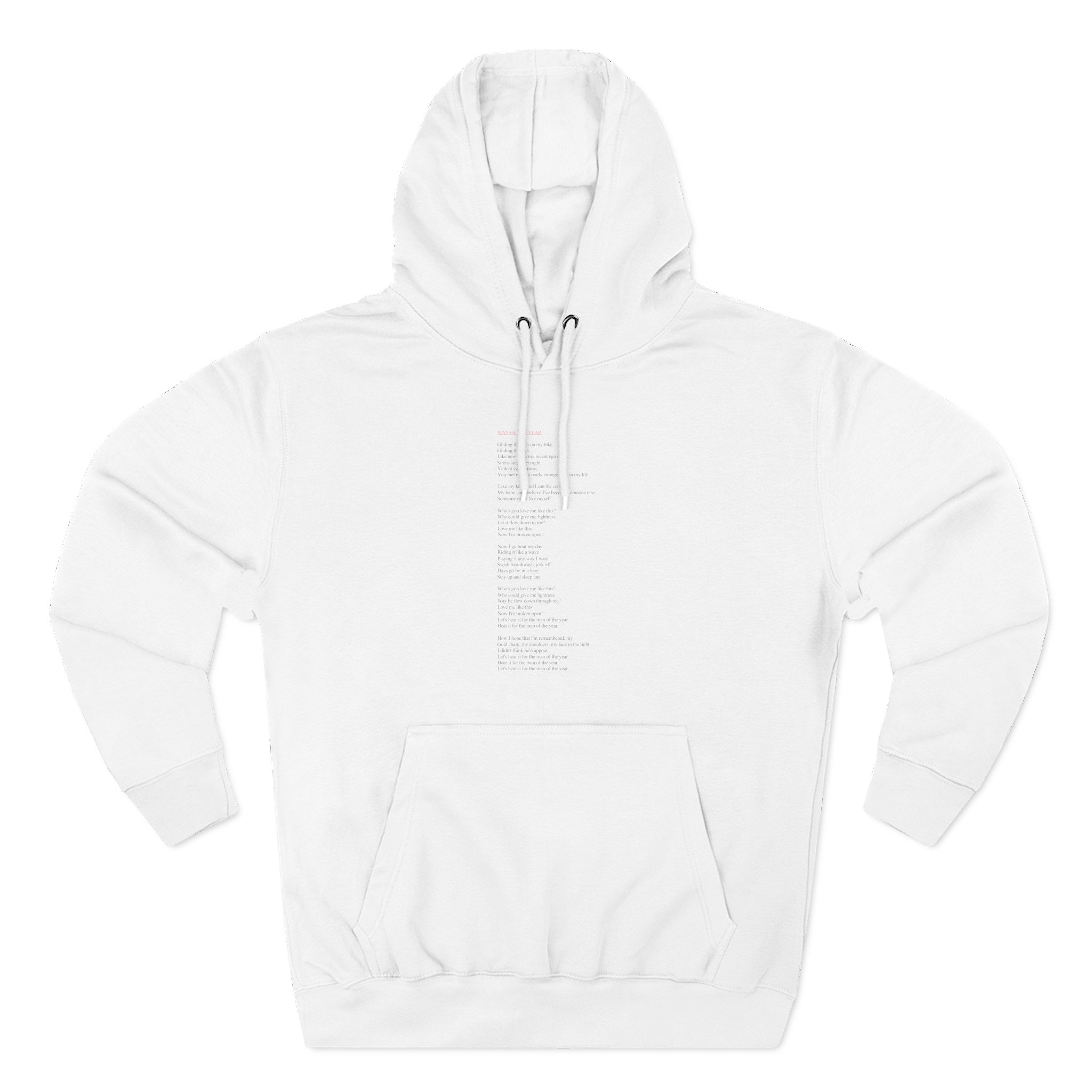 Lorde Moty Lyric Three-Panel Fleece Hoodie