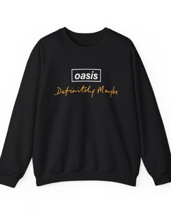Oasis Definitely Maybe Tracklist Unisex Heavy Blend™ Crewneck Sweatshirt