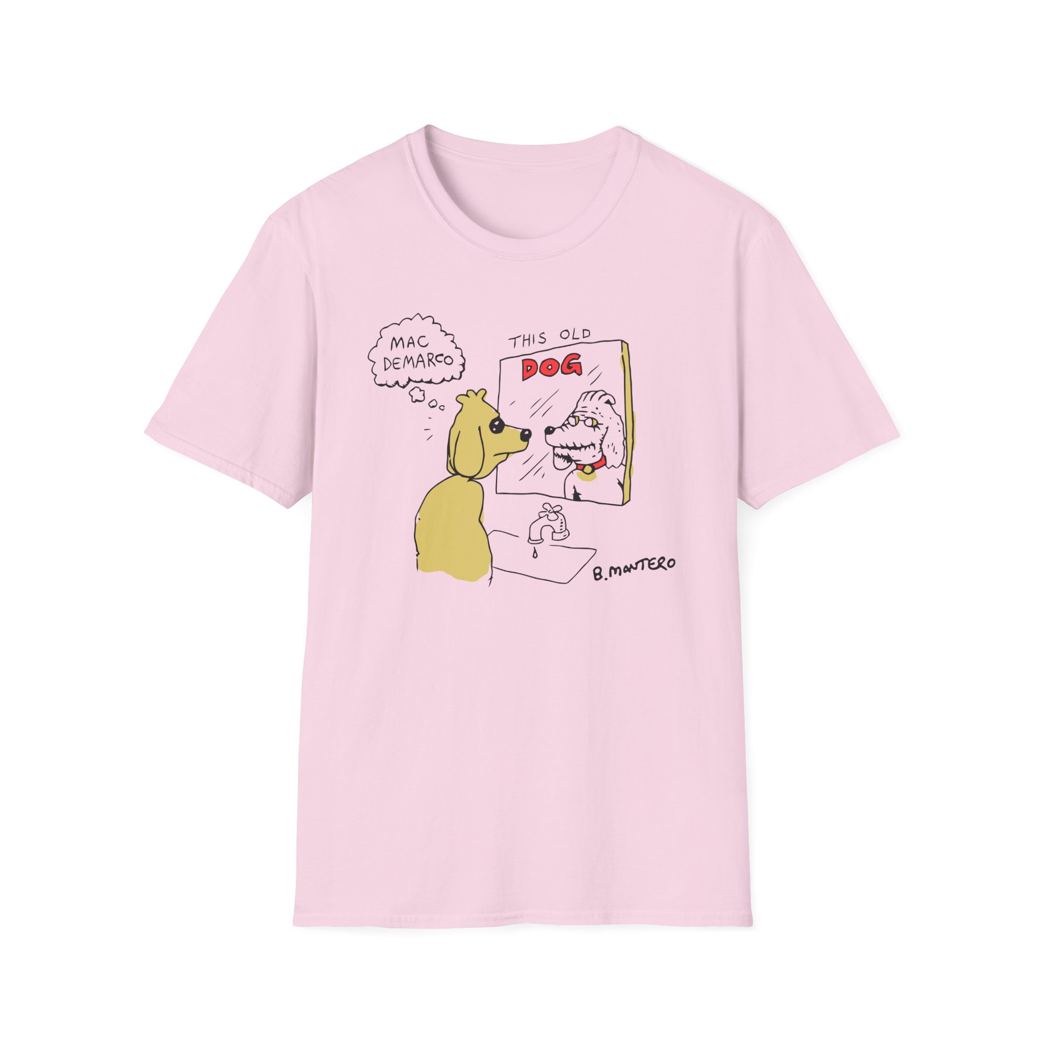 Mac Demarco Dog Mirror Unisex Softstyle T-Shirt
