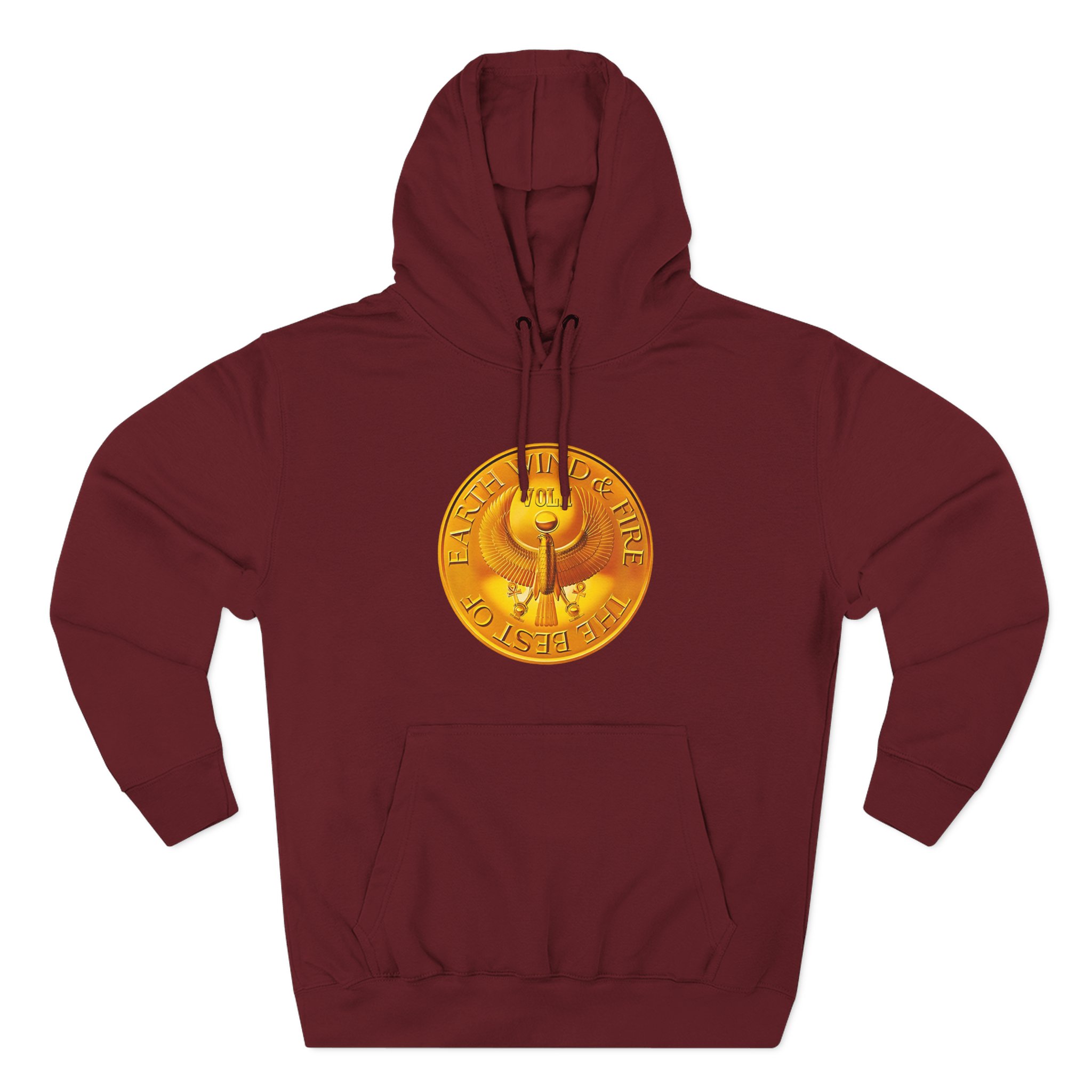 Earth Wind & Fire Medallion Teal Three-Panel Fleece Hoodie