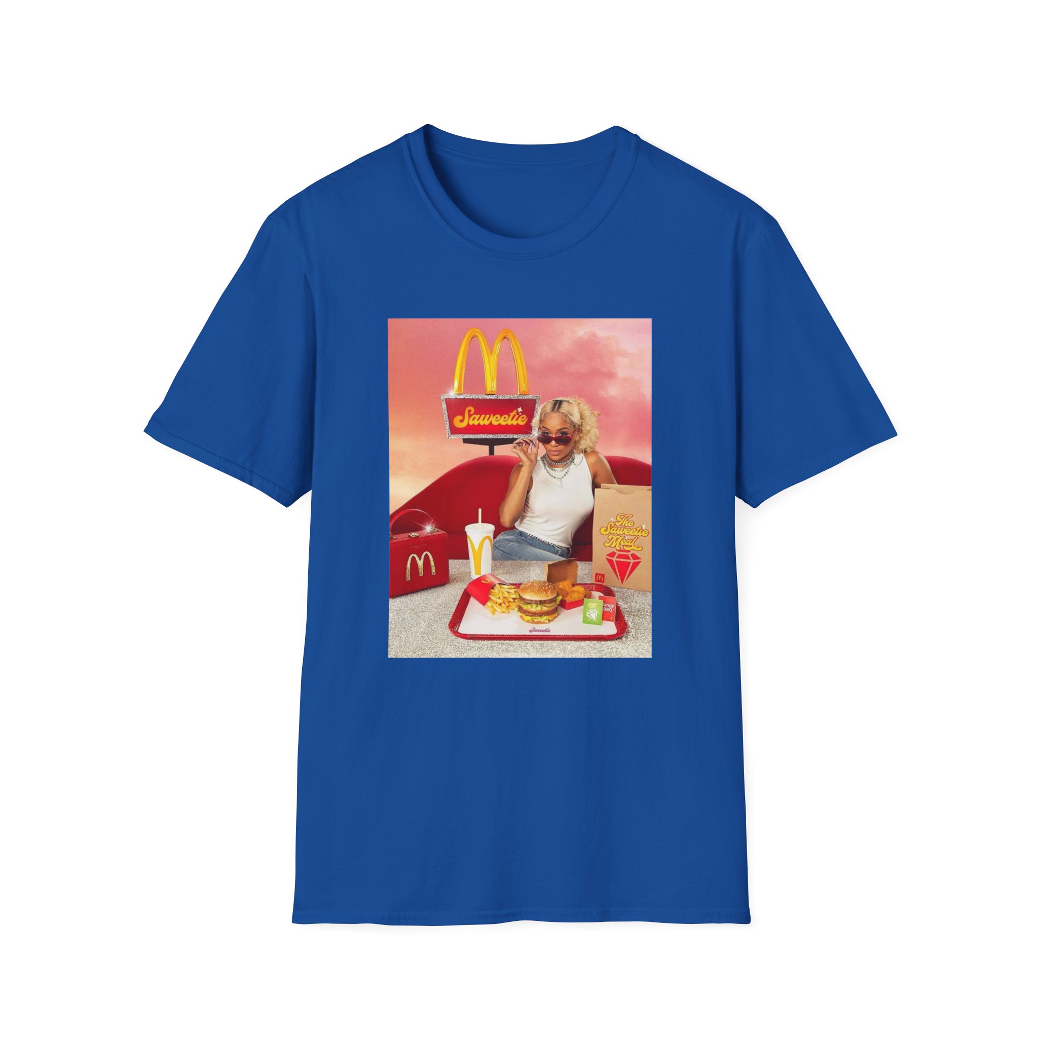 Saweetie Mcdonald's Unisex Softstyle T-Shirt