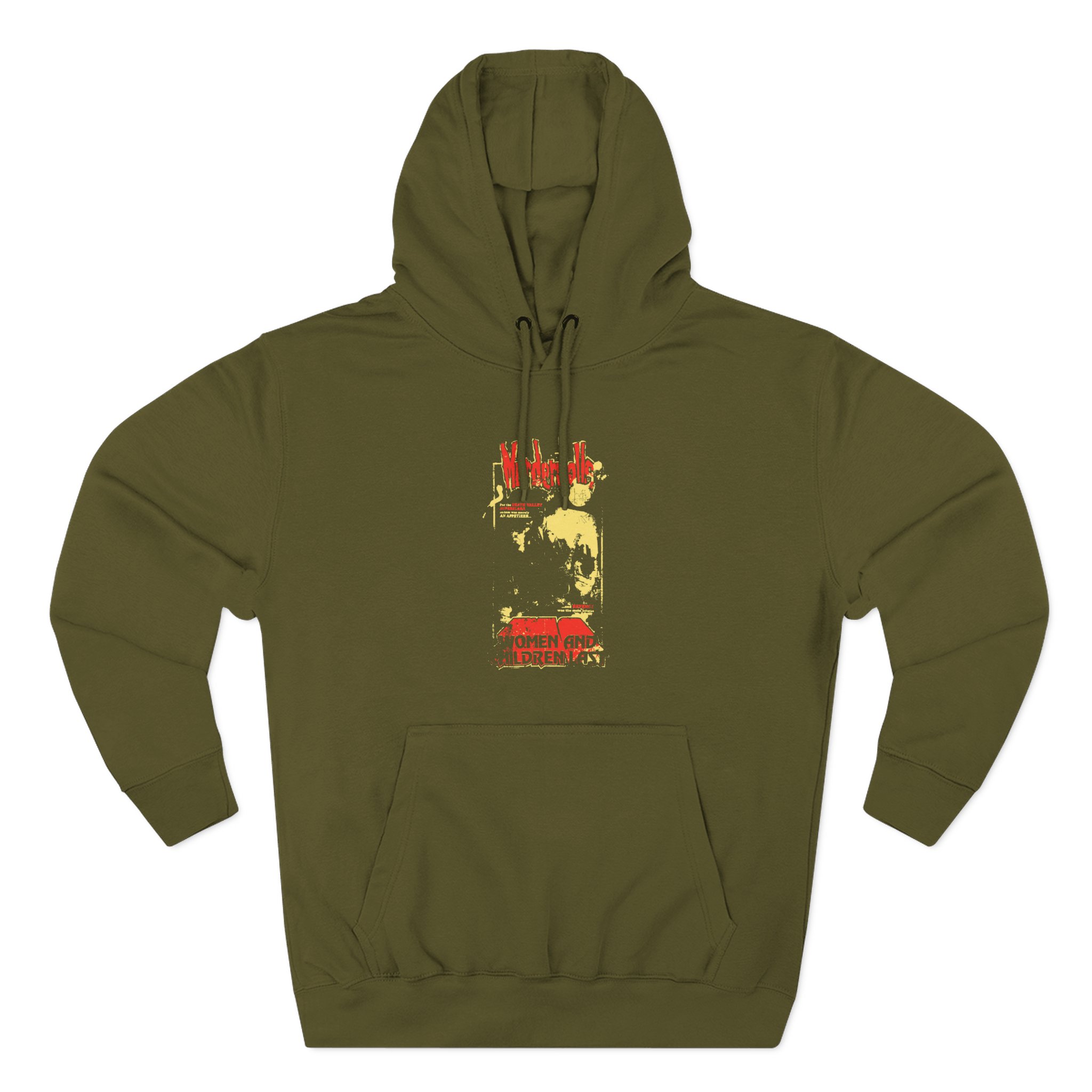 Murderdolls 80's Horror Poster Three-Panel Fleece Hoodie