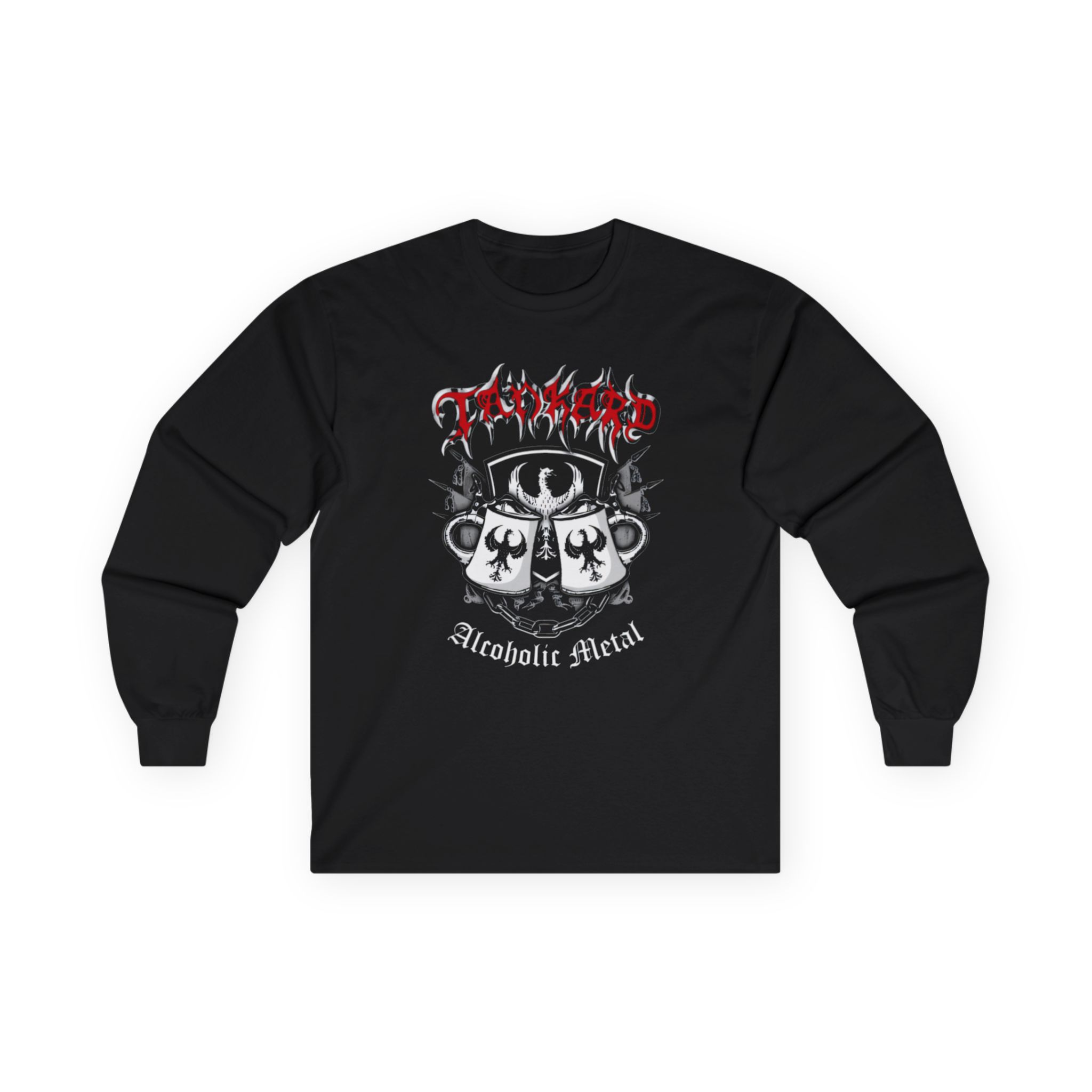 Tankard Alcoholic Metal Unisex Ultra Cotton Long Sleeve Tee