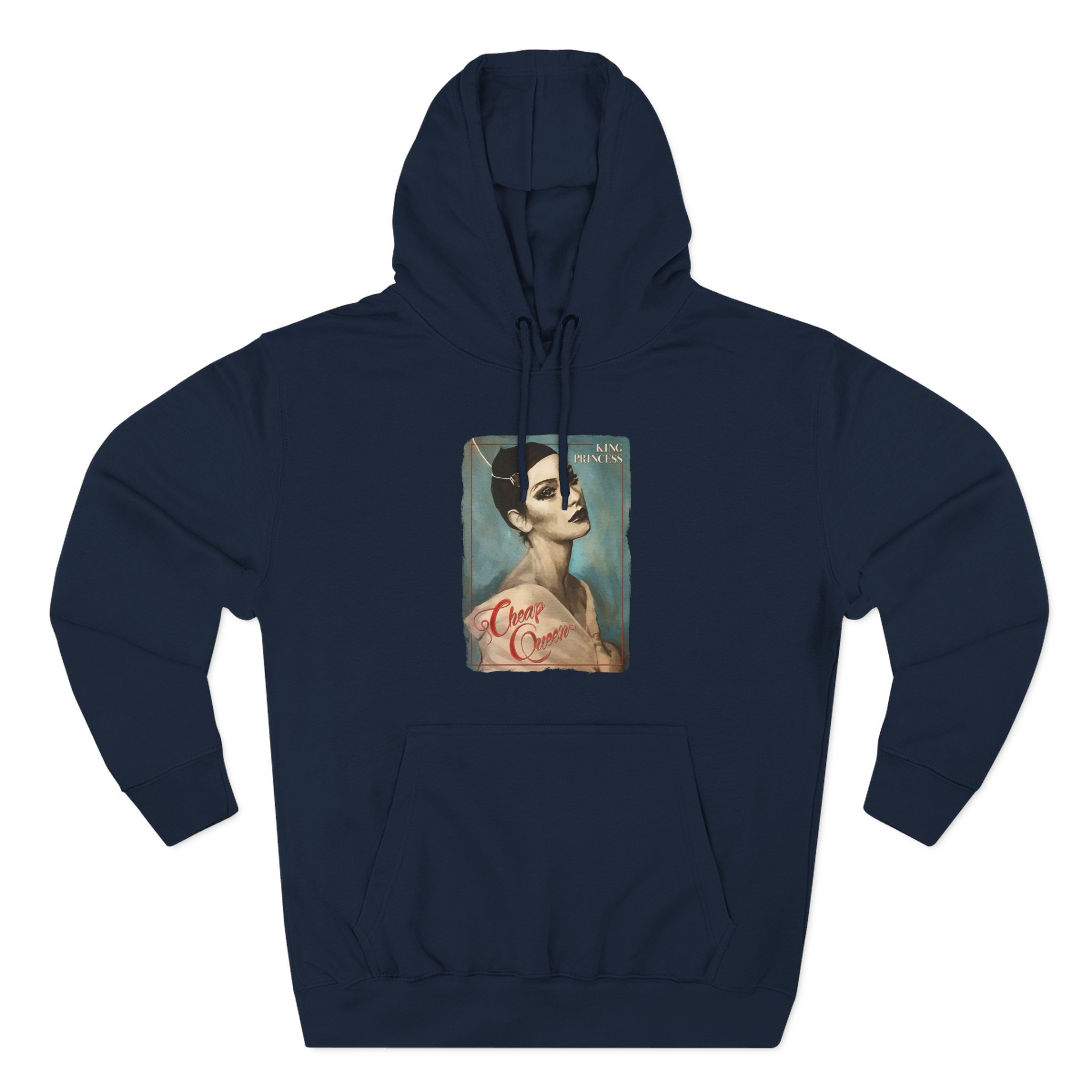 King Princess Cheap Queen Three-Panel Fleece Hoodie