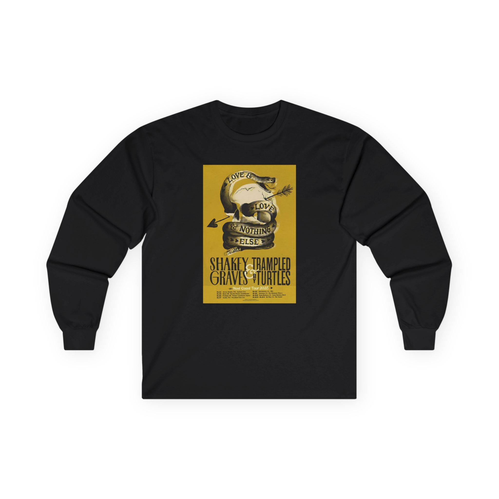 Shakey Graves West Coast Tour Unisex Ultra Cotton Long Sleeve Tee