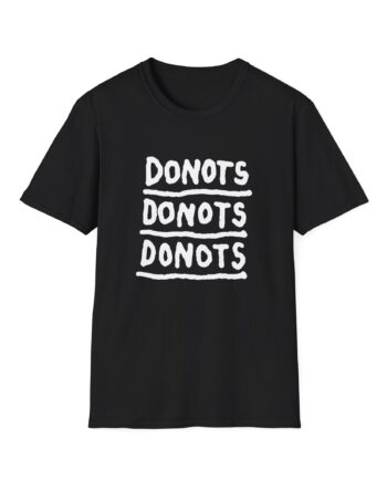 Donots Triple Logo Unisex Softstyle T-Shirt
