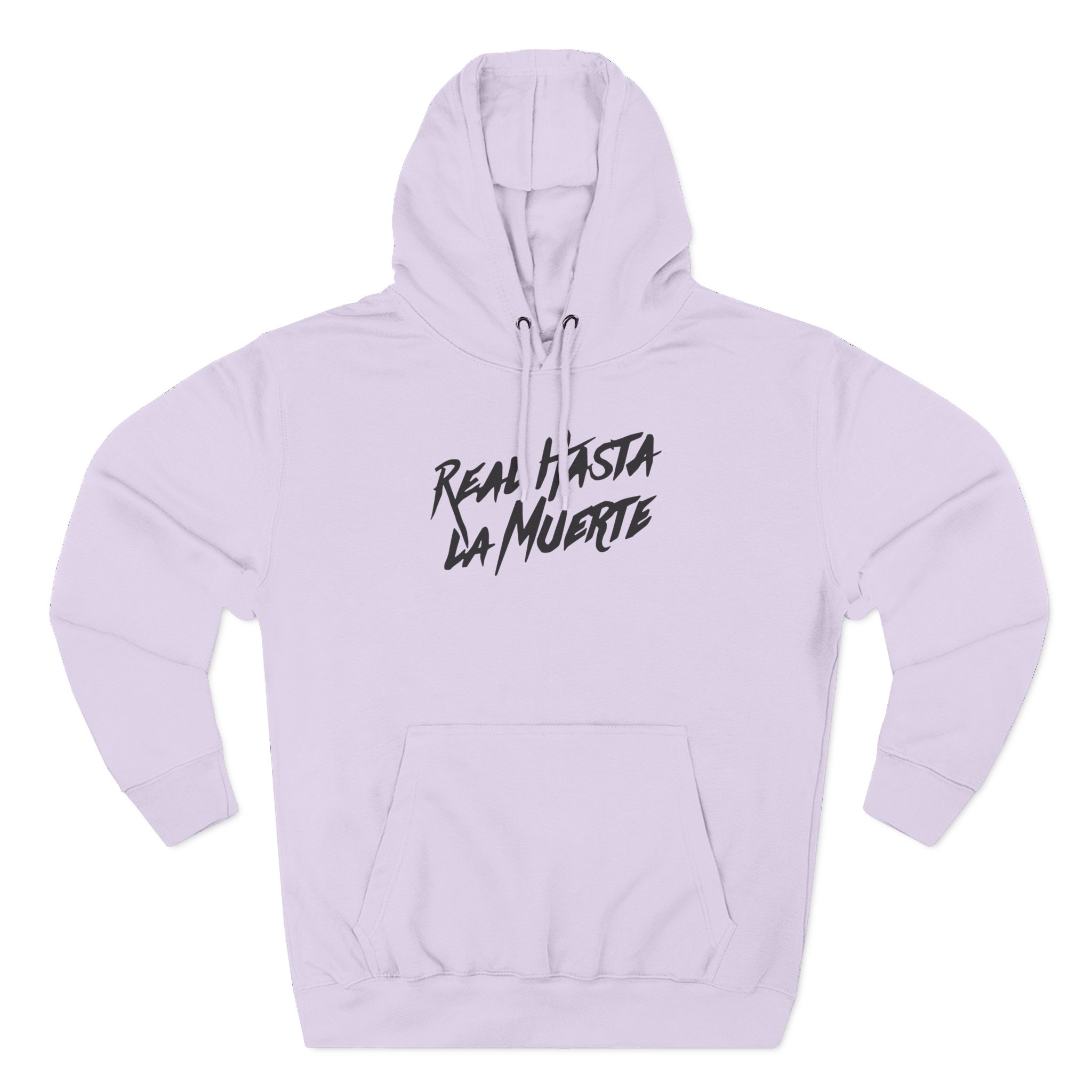 Anuel Aa Real Hasta La Muerte Three-Panel Fleece Hoodie