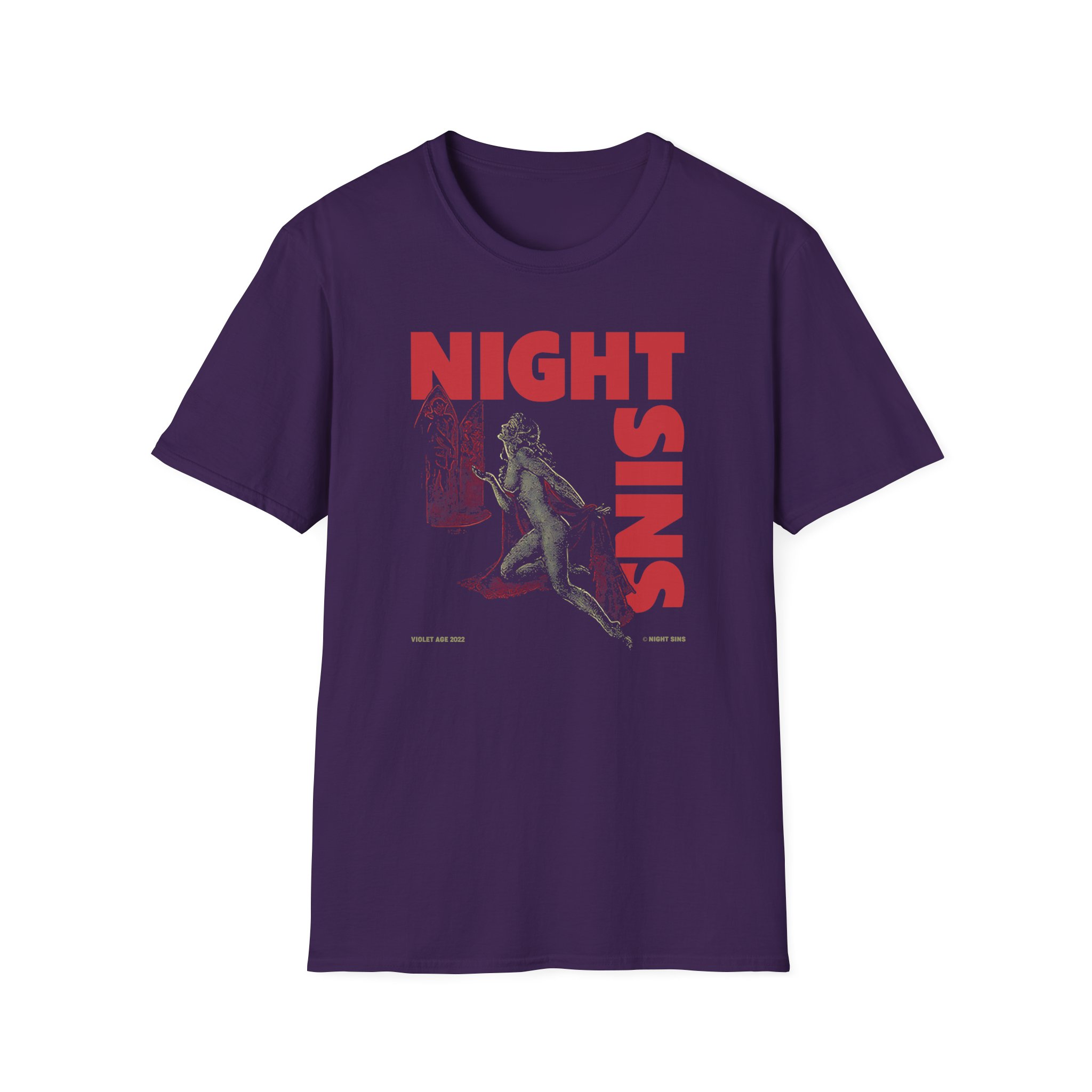 Night Sins Shrine Unisex Softstyle T-Shirt