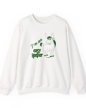 Mac Demarco Tex Crick Easy Keeper Ivory Mule Unisex Heavy Blend™ Crewneck Sweatshirt