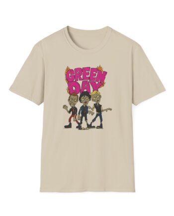Green Day Walking Green Day Zombie Unisex Softstyle T-Shirt