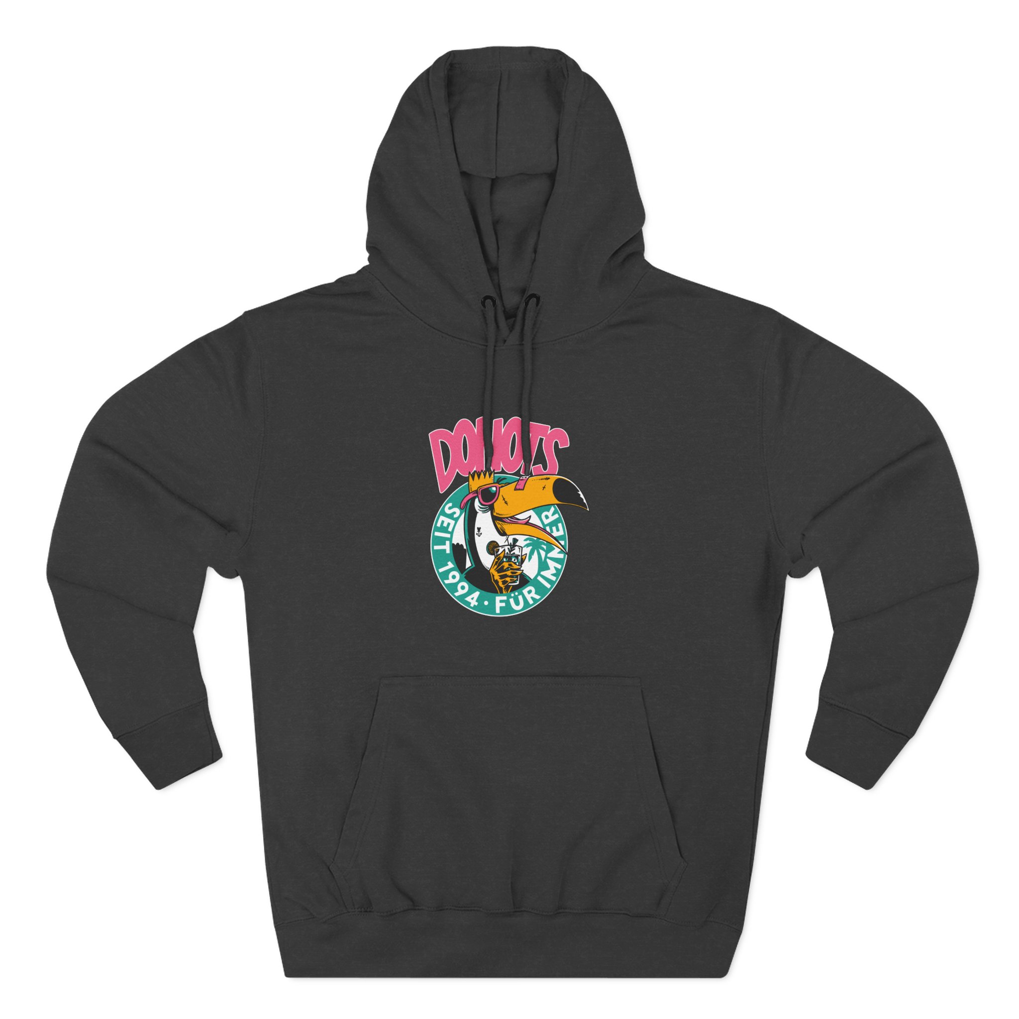 Donots Toucan Three-Panel Fleece Hoodie