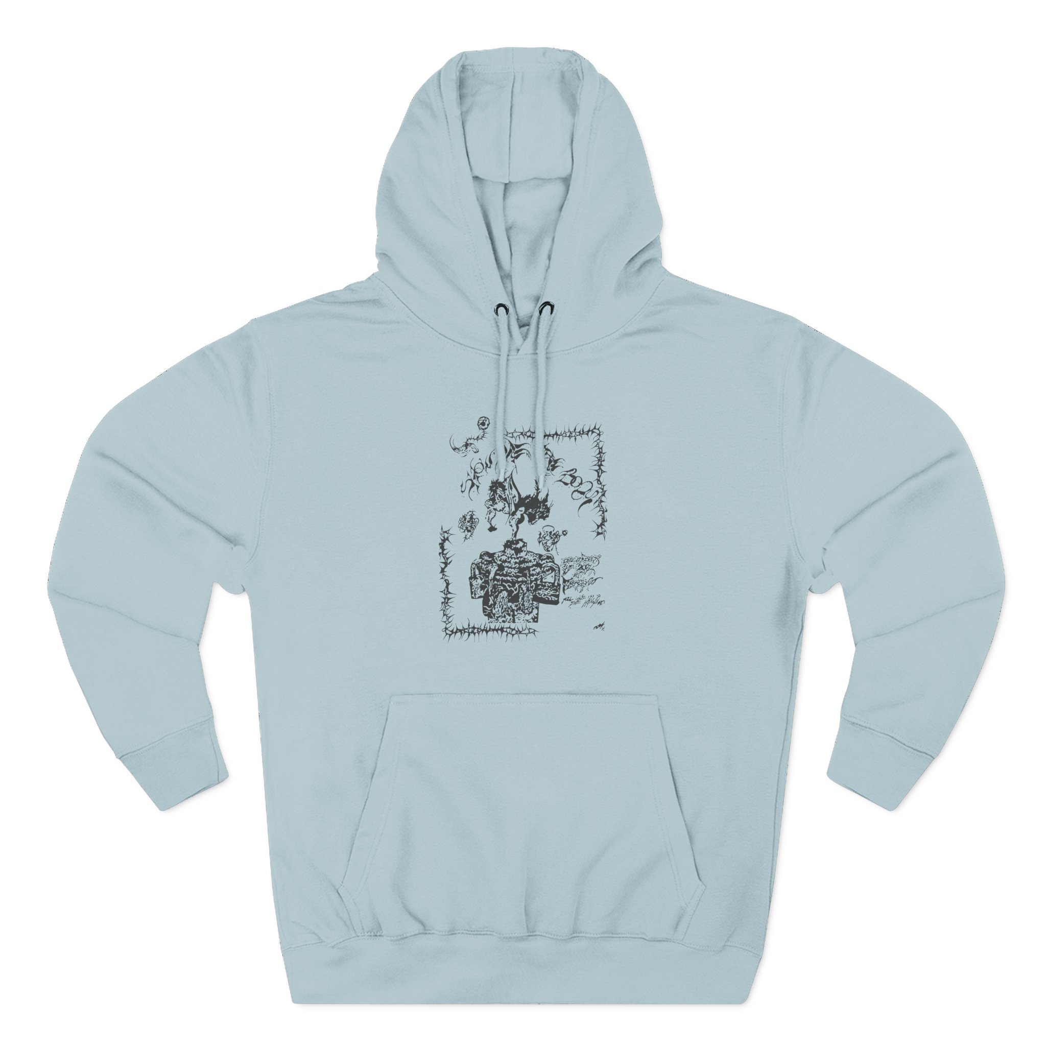Show Me the Body Three-Panel Fleece Hoodie