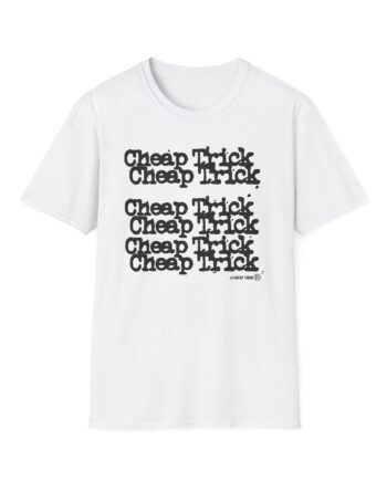Cheap Trick Stacked Logo Unisex Softstyle T-Shirt