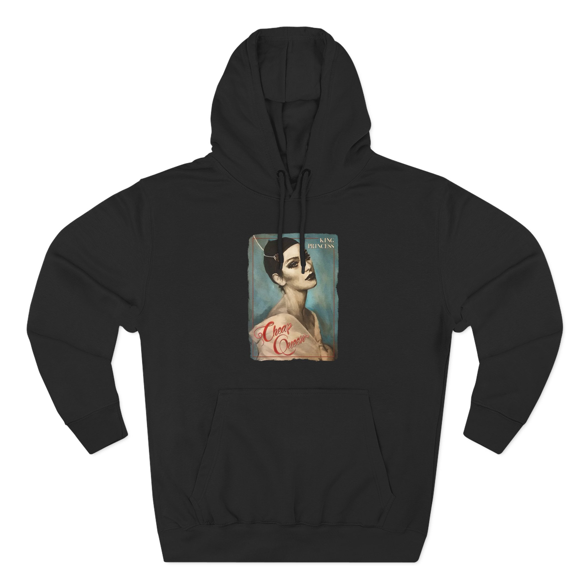 King Princess Cheap Queen Three-Panel Fleece Hoodie