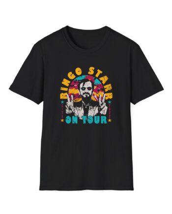 Ringo Starr Ringo on Tour Photo Unisex Softstyle T-Shirt