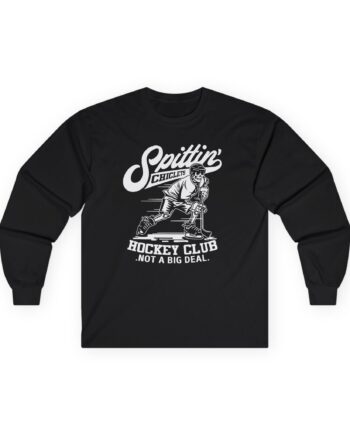 Spittin Chiclets Hockey Club Skul Unisex Ultra Cotton Long Sleeve Tee