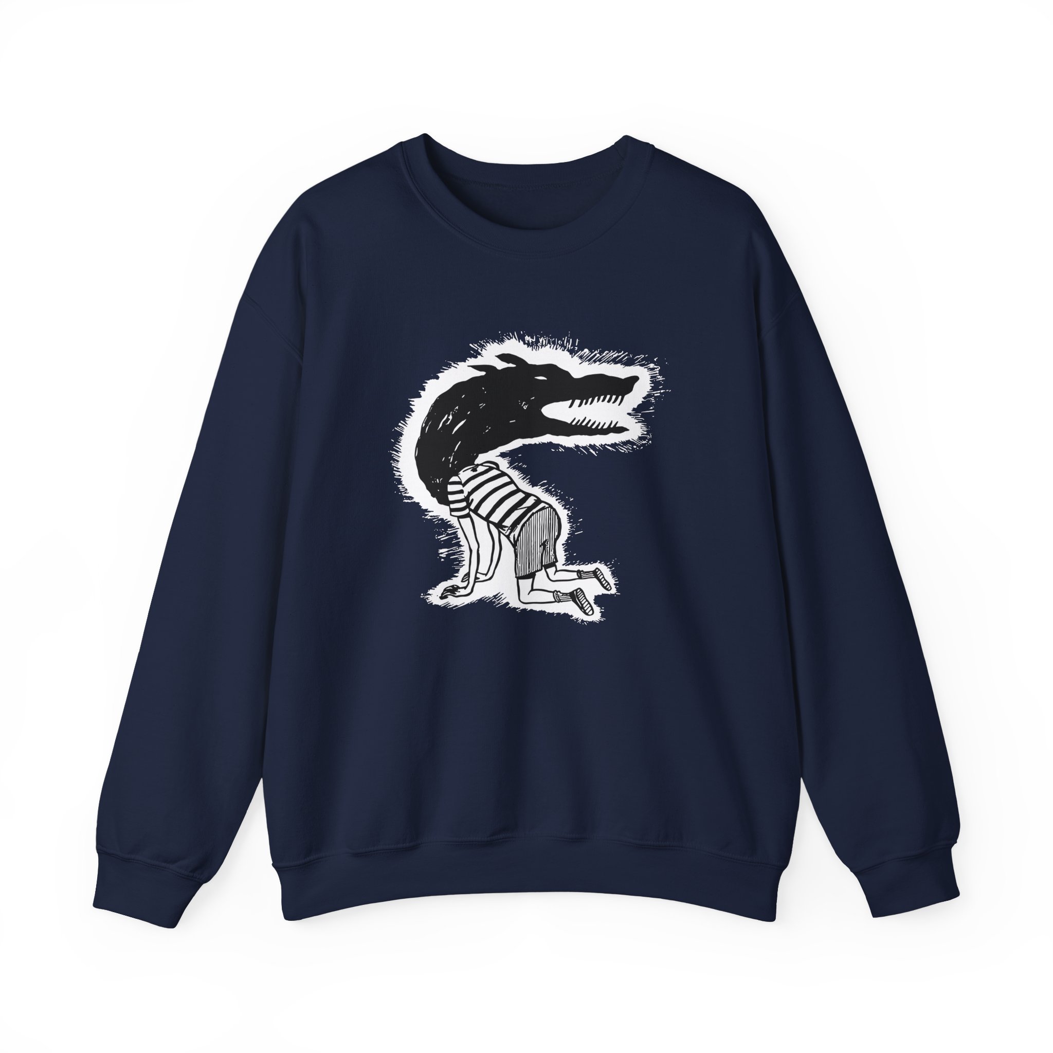 Fireworks Wolf Kid Unisex Heavy Blendâ„¢ Crewneck Sweatshirt