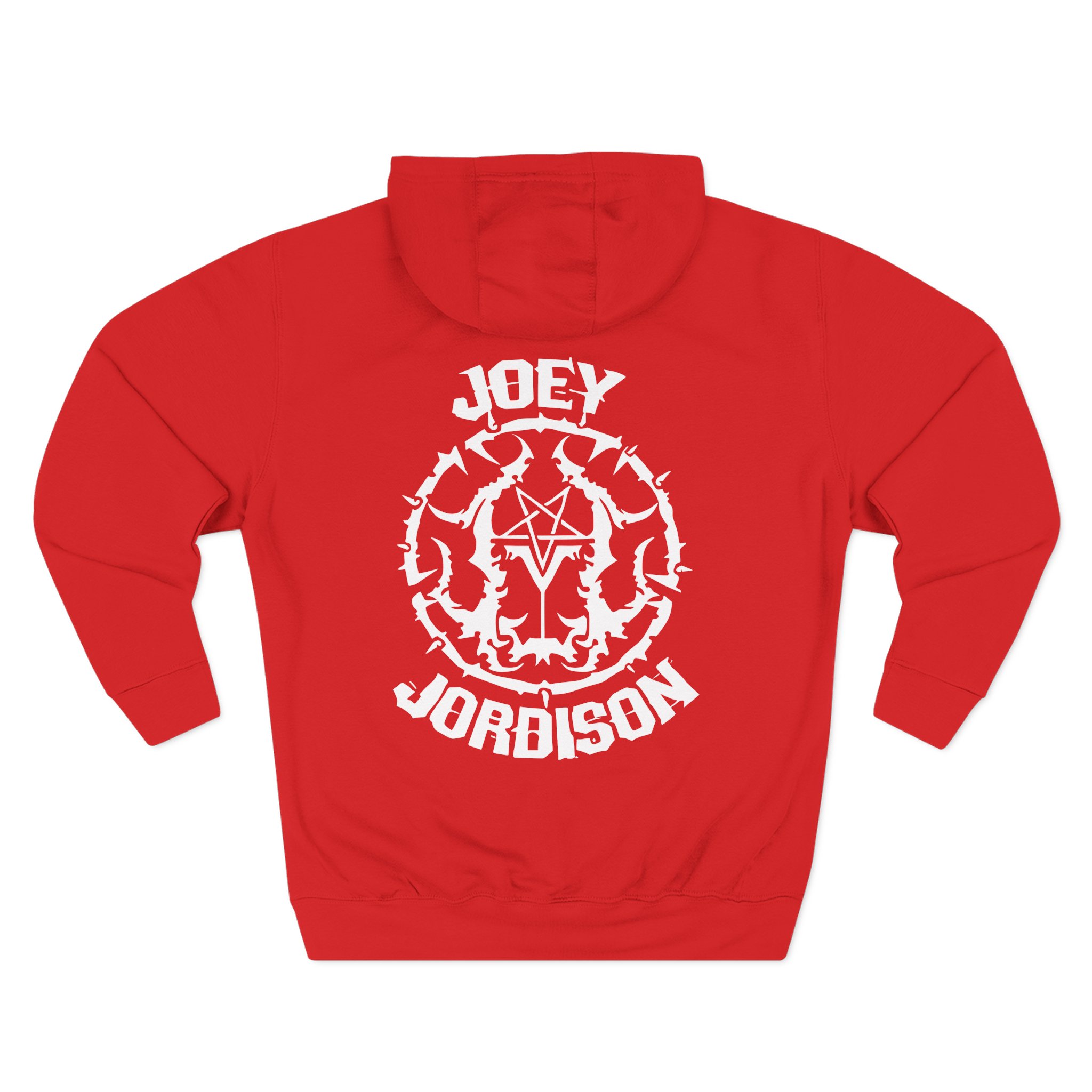 Murderdolls Joey Jordison Joey Cat Blood Mask Three-Panel Fleece Hoodie