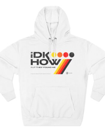 iDKHOW Colored Dots Three-Panel Fleece Hoodie