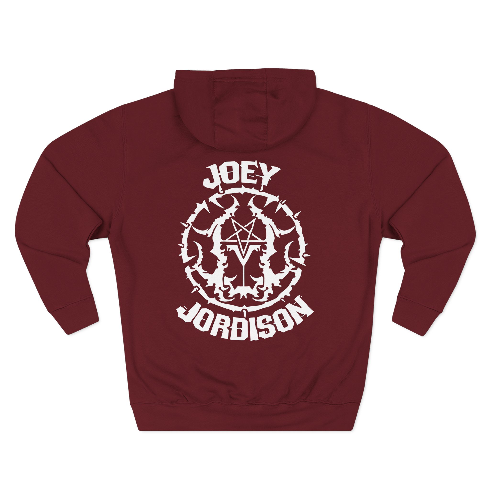 Murderdolls Joey Jordison Joey Cat Blood Mask Three-Panel Fleece Hoodie