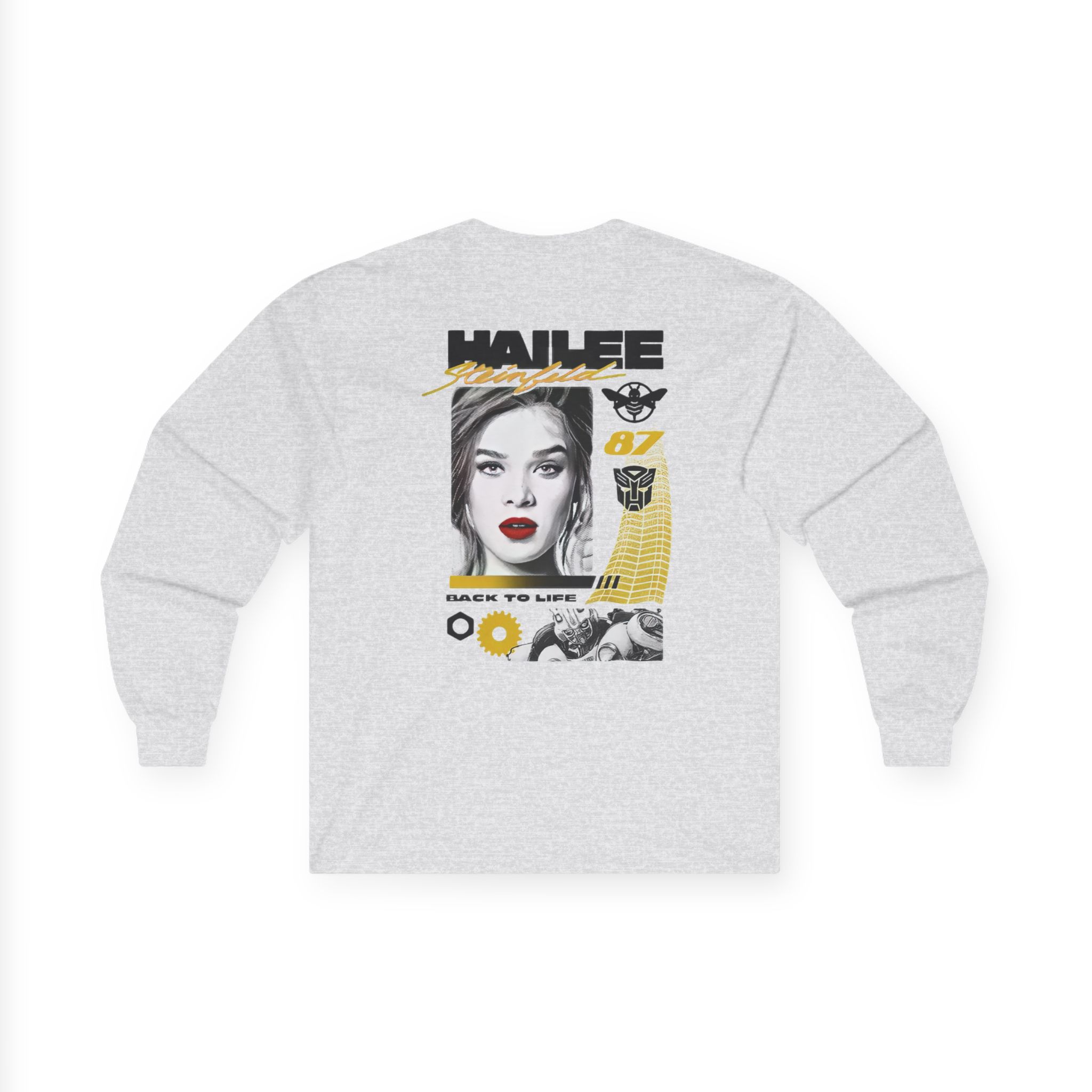 Hailee Steinfeld Bumblebee Moto Unisex Ultra Cotton Long Sleeve Tee