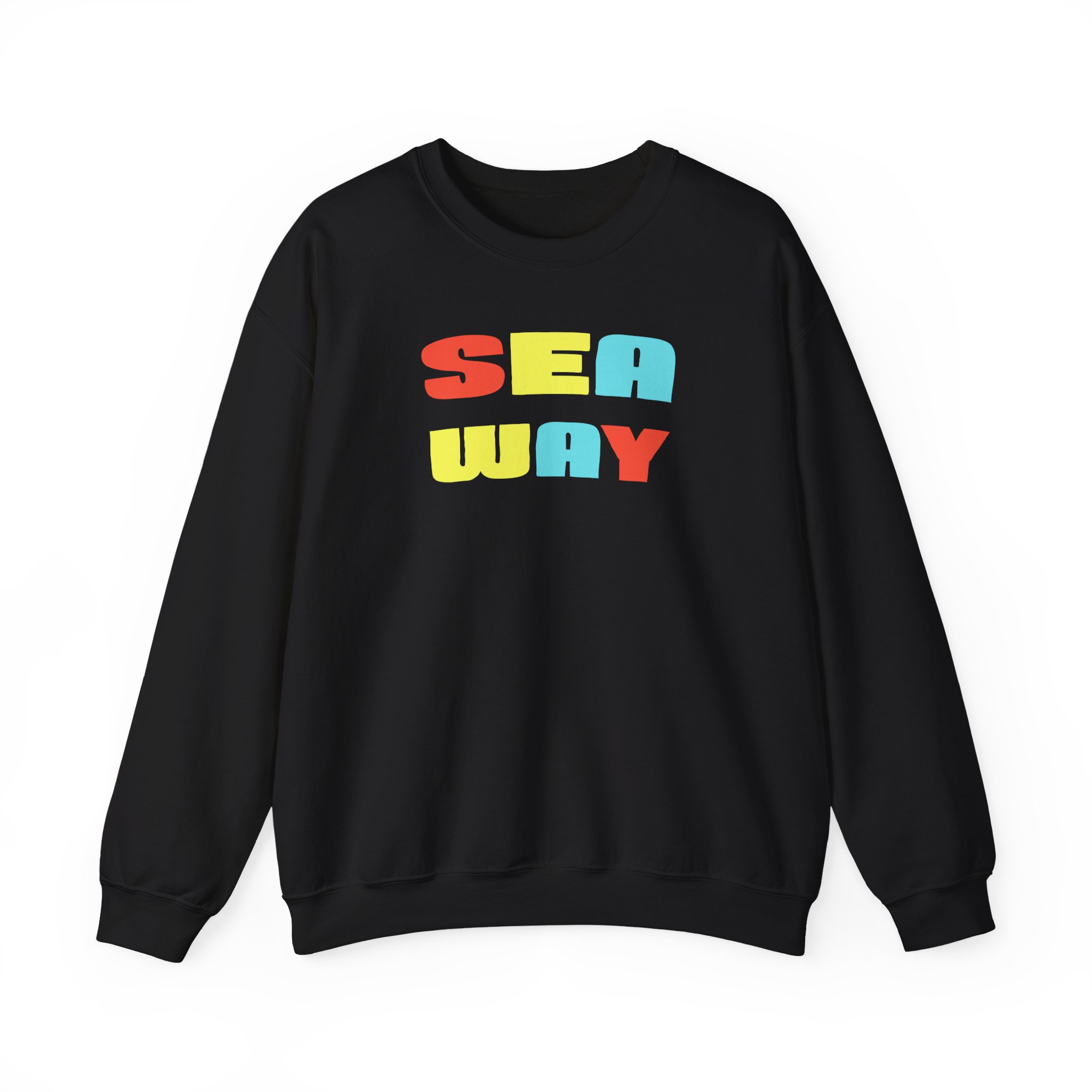 Seaway Big Vibe Stacked Unisex Heavy Blendâ„¢ Crewneck Sweatshirt