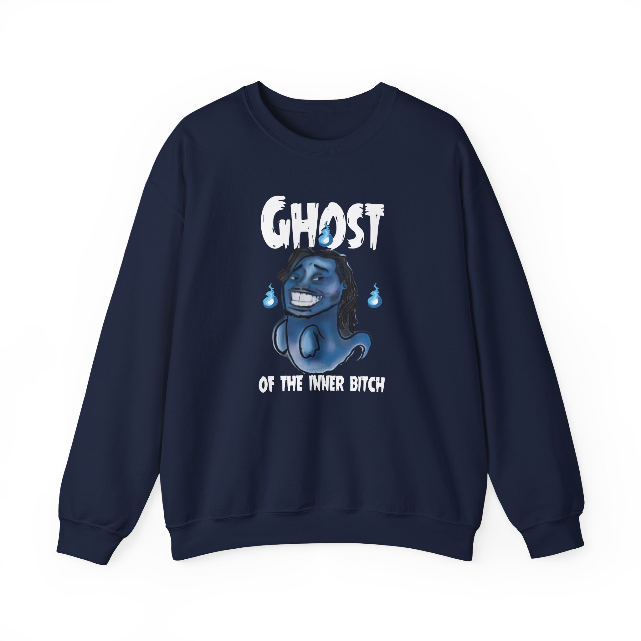Aba and Preach Ghost of the Inner Bitch Unisex Heavy Blendâ„¢ Crewneck Sweatshirt