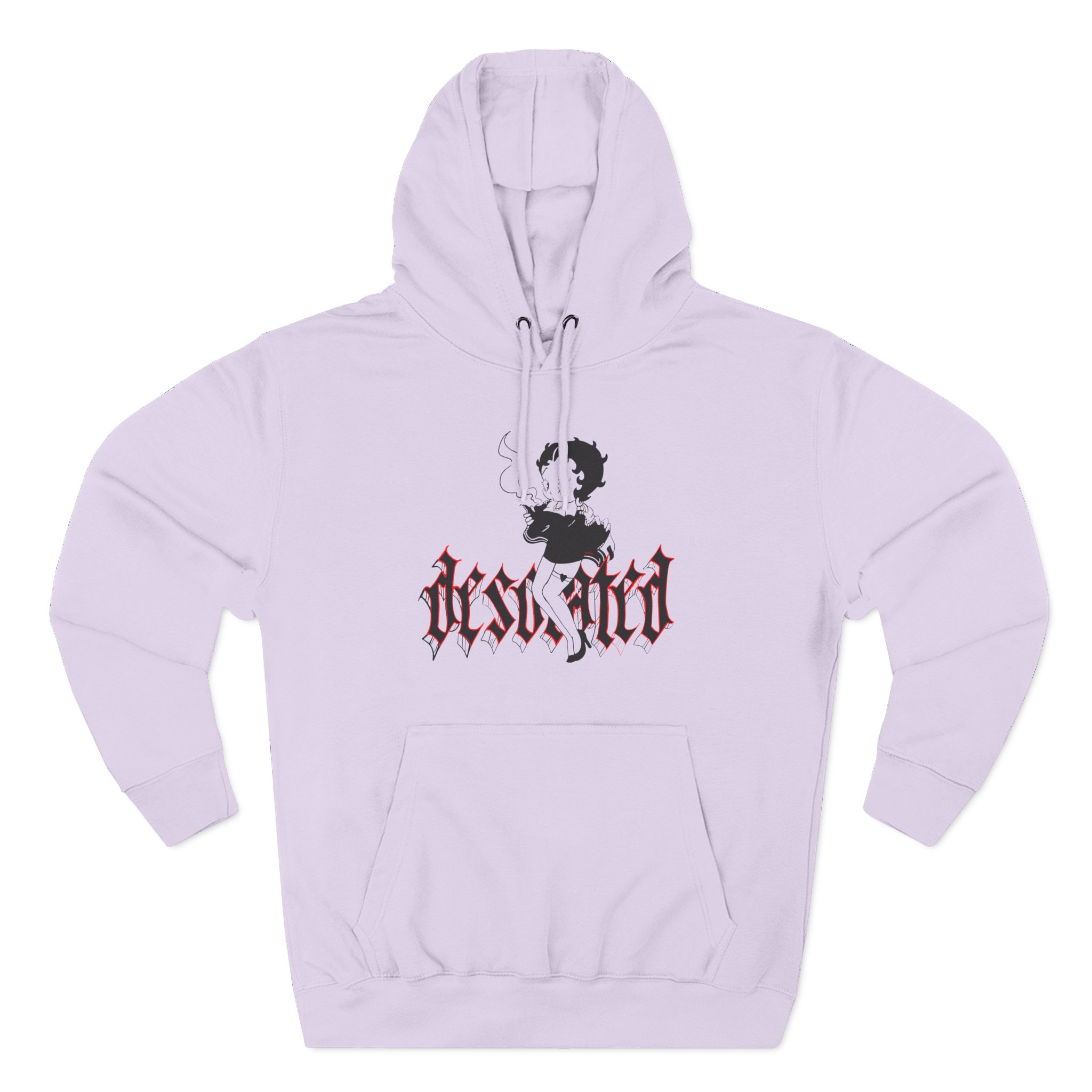 Desolated Betty Three-Panel Fleece Hoodie