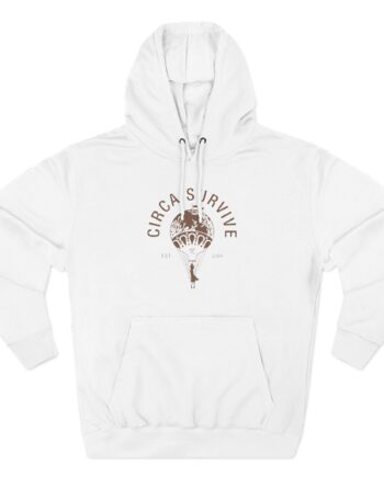 Circa Survive On Letting Go Three-Panel Fleece Hoodie
