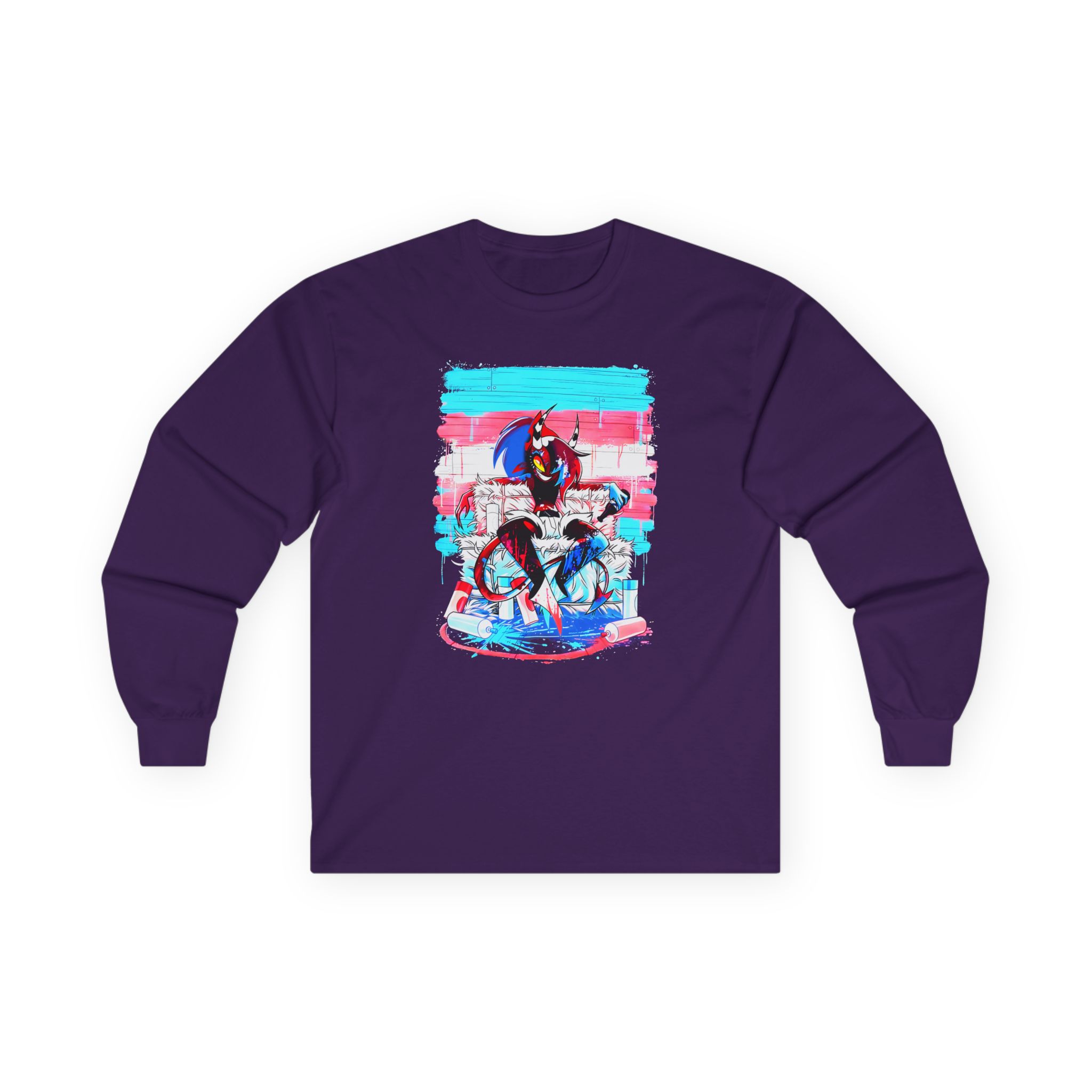 Helluva Boss Sallie May Micro Ribbed Unisex Ultra Cotton Long Sleeve Tee