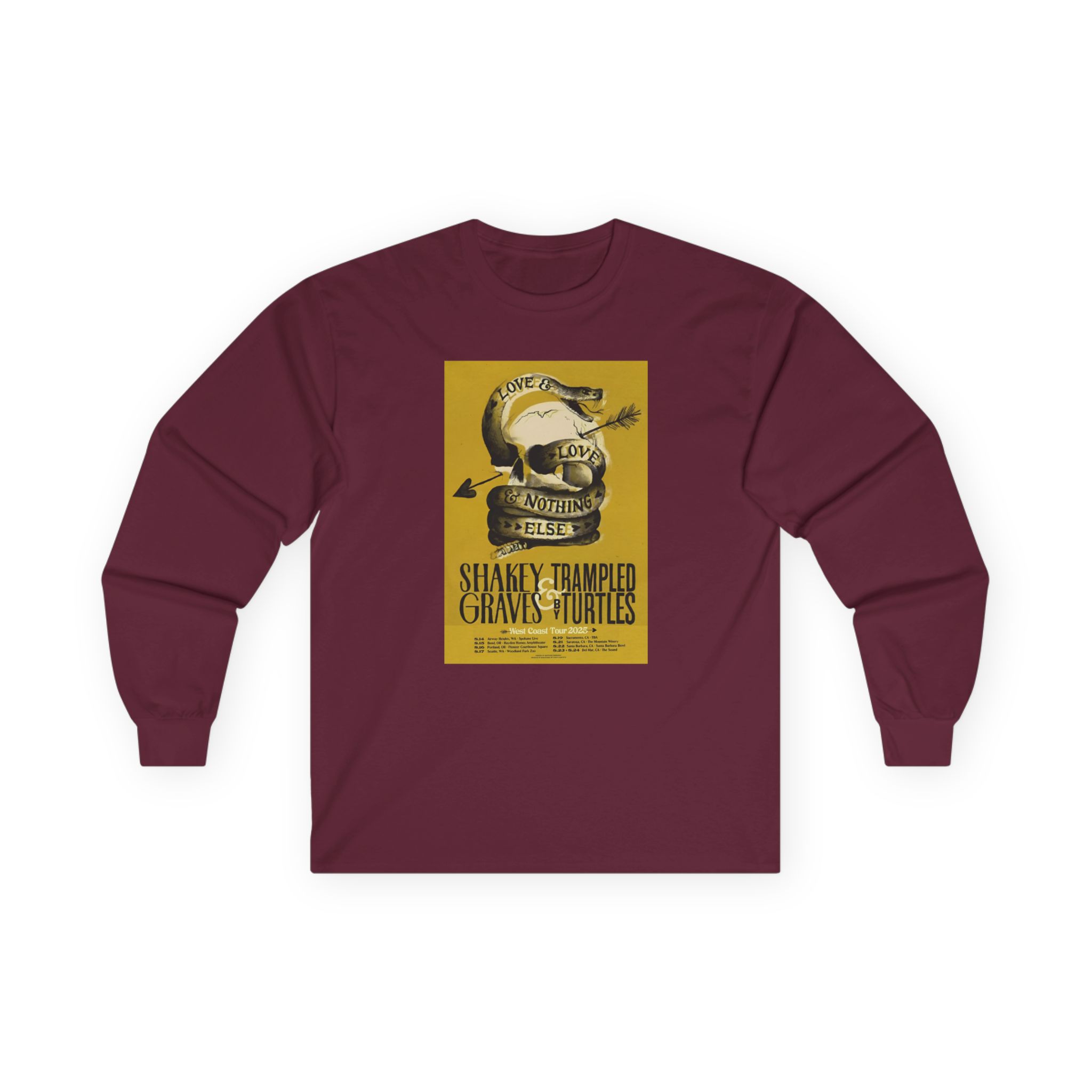 Shakey Graves West Coast Tour Unisex Ultra Cotton Long Sleeve Tee