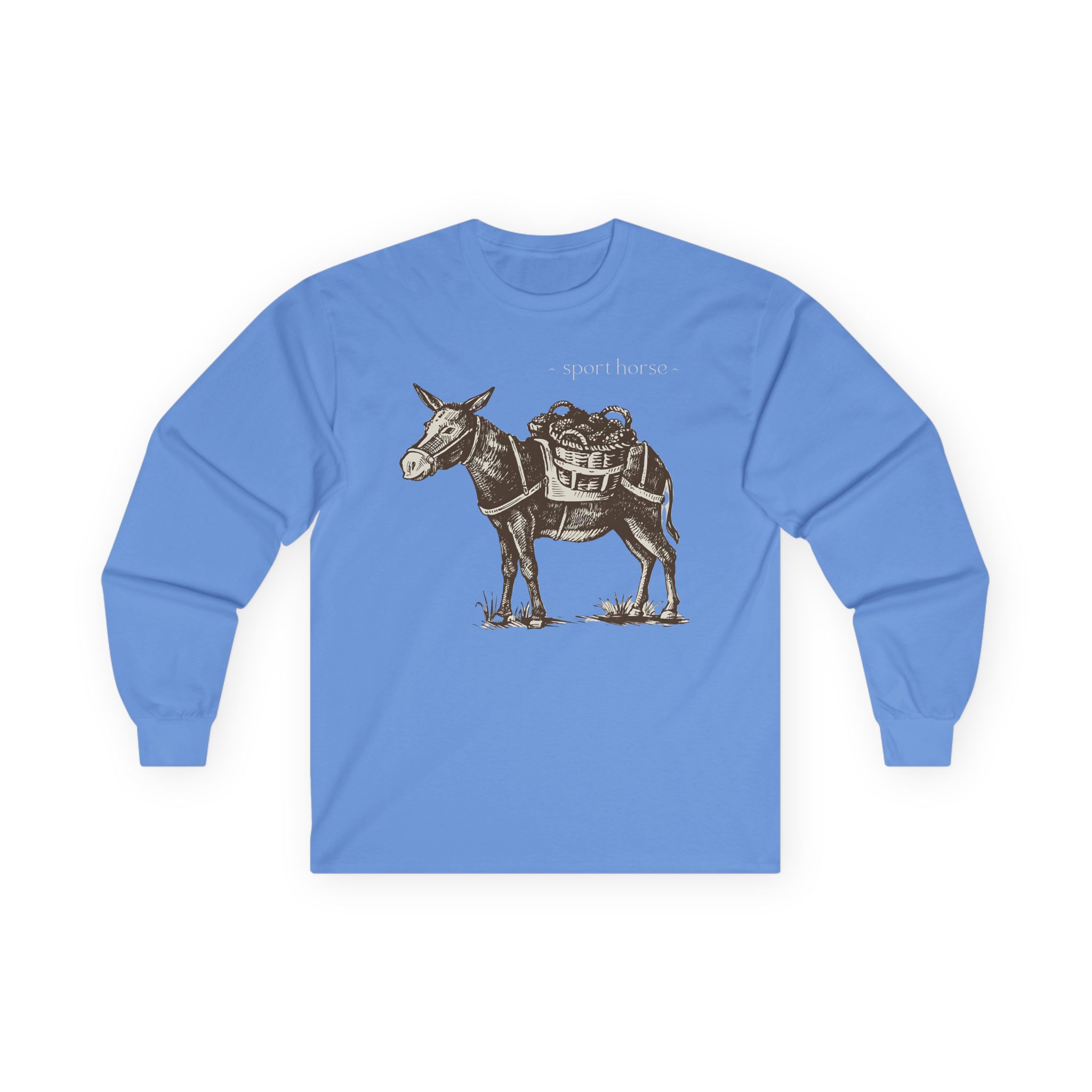 Mumbo Jumbo Sport Horse Unisex Ultra Cotton Long Sleeve Tee