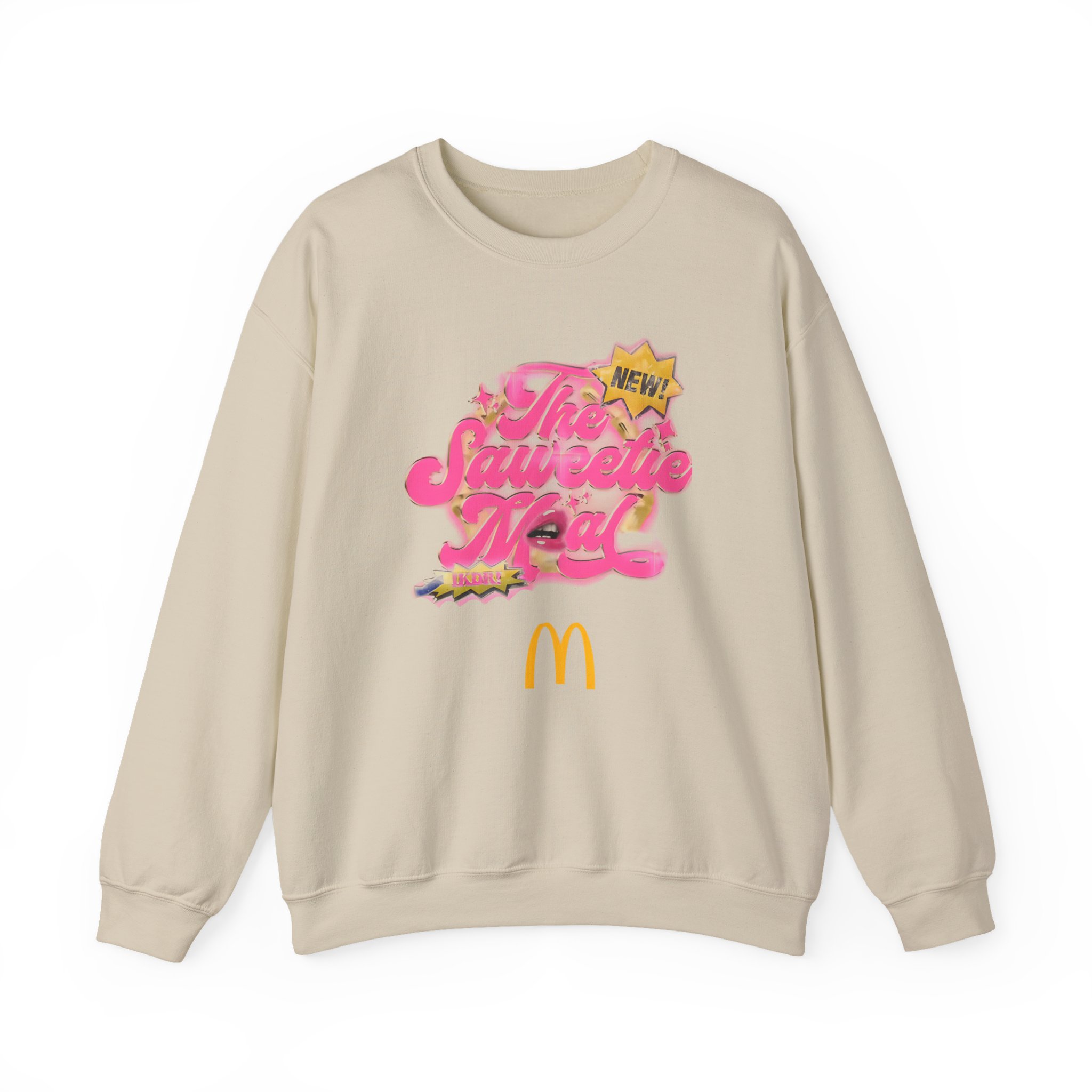 Saweetie Mcdonald's Meal Unisex Heavy Blend Crewneck Sweatshirt