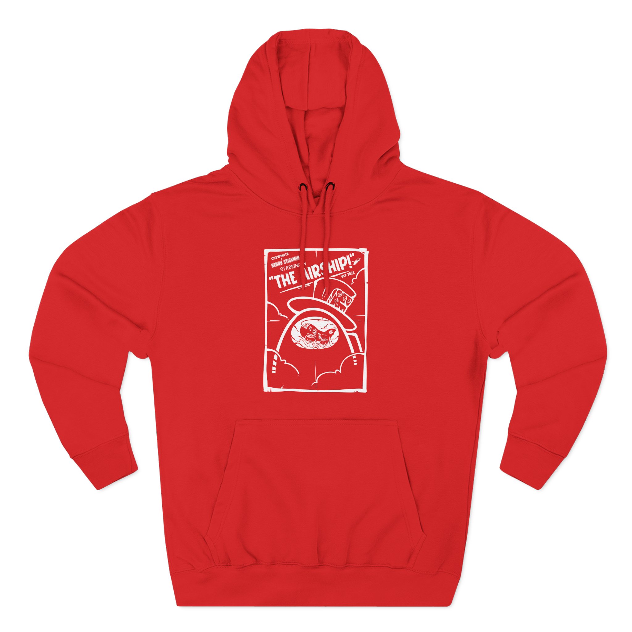 Among Us the Airship Three-Panel Fleece Hoodie